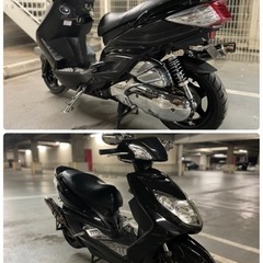 シグナスX SR 二型 カスタム 最終型 タイヤ新品 低走行