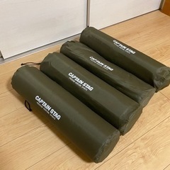 【商談決定】キャンプ　マット　インフレーター　インフレータブル　セット