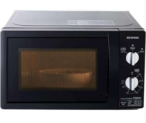 【取引相手きまりました】アイリスオーヤマ 電子レンジ 17L ターンテーブル 単機能 出力3段階 【西日本/60Hz】