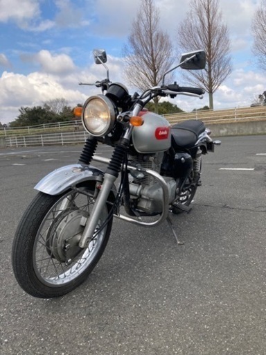 Kawasakiエストレヤ250cc 前後ドラムブレーキ