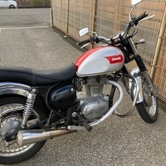 Kawasakiエストレヤ250cc 前後ドラムブレーキの画像