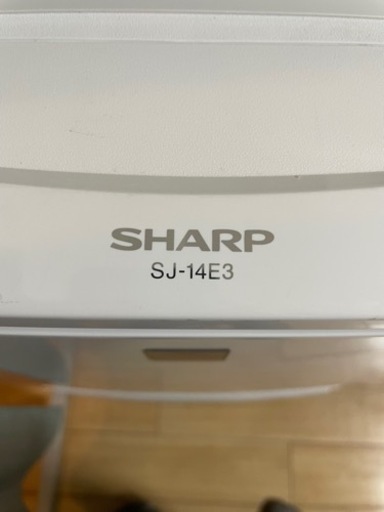 SHARPノンフロン冷凍冷蔵庫SJ-14E3-KW
