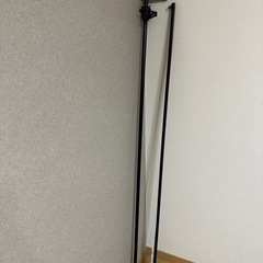 カーテンレール カーテンポール リングランナー ダブルレール 黒...