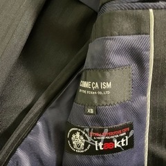 【美品】COMME CA ISM ブラックスーツ【サイズXS】の画像