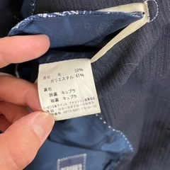 PERSON'S FOR MEN ネイビースーツ上下【ストライプ】の画像