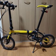 【発送】DAHON K3 イエロー×ブラック　ダホン　