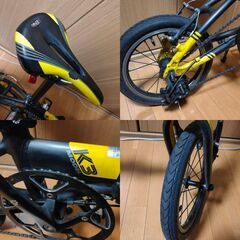 【発送】DAHON K3 イエロー×ブラック　ダホン　の画像