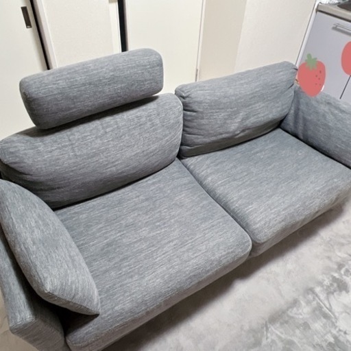 3人用布張りソファ リビング家具 ソファ 3人用ソファ グレー