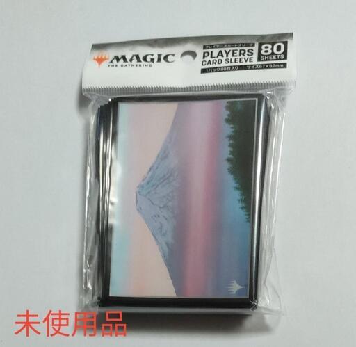 未開封品　MTG　プレイヤーカードスリーブ　APACランド3 富士山　イラスト　　80枚入　型番:MTGS-104