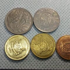 外国貨幣　シンガポール　硬貨　コインの画像