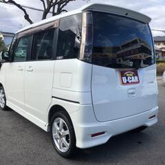 (SOLD OUT)★4駆★パレットSW 4WDインタークーラーターボ★後席左右電動ライドドア★プッシュスタート★シートヒーター★ナビ★バックカメラ★テレビ★の画像