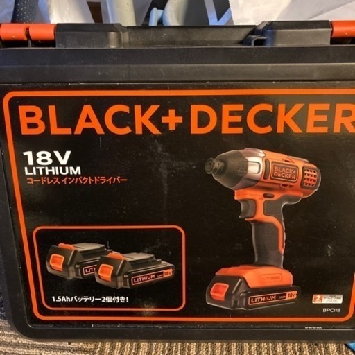 決定しました！ブラックデッカー18Vインパクトドライバー