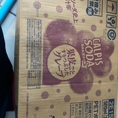 【9日までに引取り可能な方】カルピスソーダ　グレープ　24本　今...