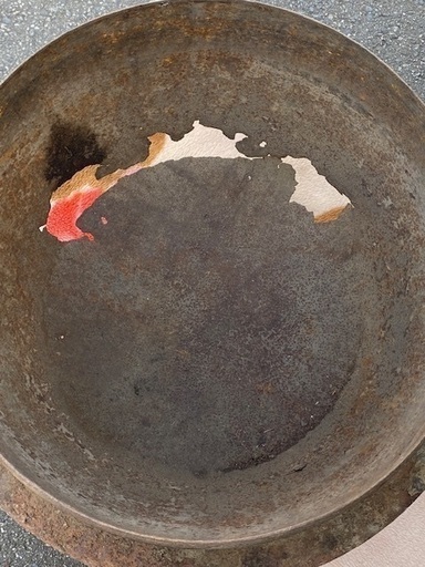 ◎お値下げしました‼️ 逸品 古時代 鉄鍋？ 鉄釜？ 鉄窯？ 詳細不明 古鉄 煎茶道具 時代物 珍品 希少 古美術 茶道具コレクター所