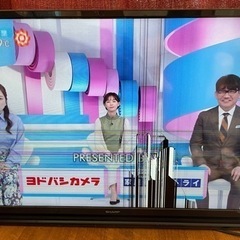 SHARP 32Vカラー液晶テレビ　画面割れ