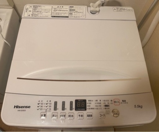 【値下げ】Hisense洗濯機　HW-E5503 2020年製