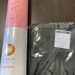 新品　LAVA ホットヨガ用マット&マットケースセット