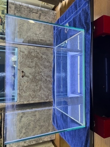 コトブキ　600 450 450ガラス水槽＋GEX mega Power9012