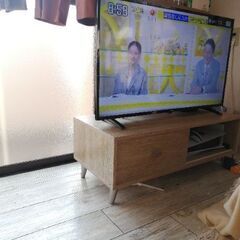 大阪市　中古　テレビボード　幅90cm　ナチュラルの画像