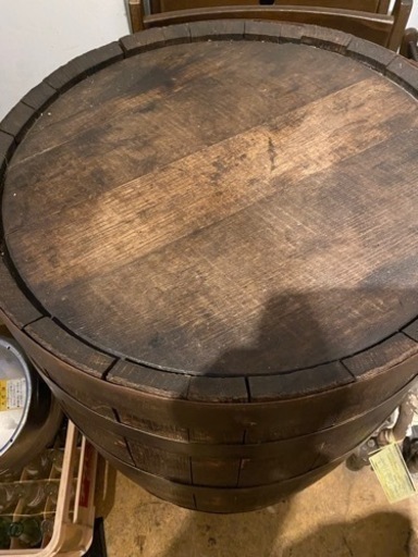【骨董品】スコッチウィスキー樽ヴィンテージ樽高さ90センチ
