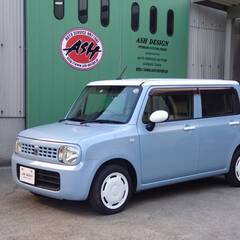 ラパン　青白ツートン　プッシュスタート