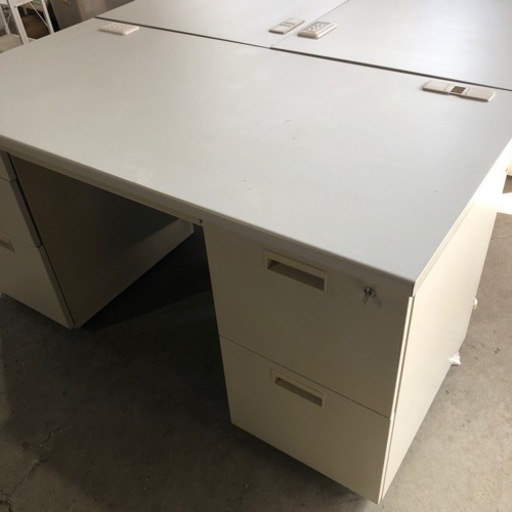 オフィス用 両袖デスク 事務機器 作業机 140×70×70cm