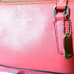 コーチ COACH オールレザー ショルダー & ハンドバッグ ピンクの画像