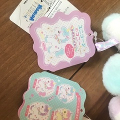 ユニコーンのぬいぐるみ（２個）の画像