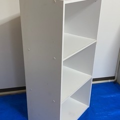 【3/13処分】　ホワイト3段ボックスの画像