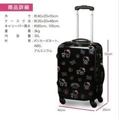 新品未使用　キティちゃん　サンリオ　キャリーケースの画像