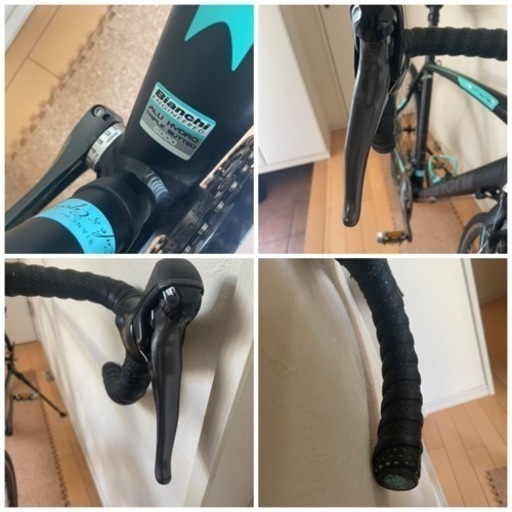 【sold】最高級車♡Bianchi ビアンキ　自転車　ロードバイク　Via Nirone 57 マットブラック