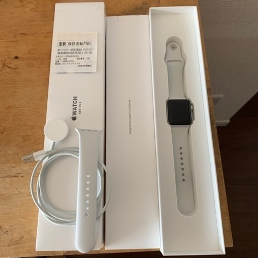 APPLE WATCH3 38mm GPSモデル