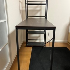 ラック付きパソコンデスク