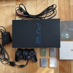 PS2本体、ソフト付、通電確認済