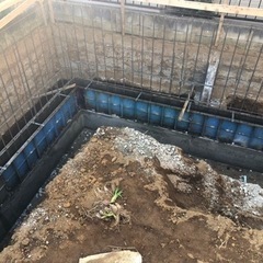 住宅基礎工事の画像