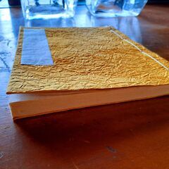 和綴じ 本 和紙 冊子 無地 昭和レトロ　/MJ-0295 南の画像