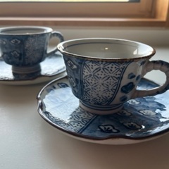 雰囲気のあるコーヒーカップ　中古の画像