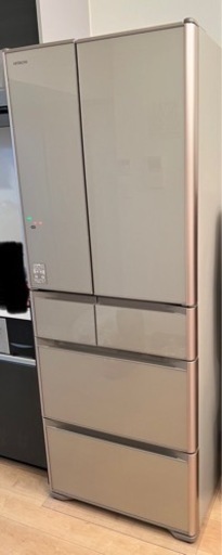 日立 HITACHI  R-XG4800G XN 冷蔵庫 XGシリーズ 真空チルド  2017年製