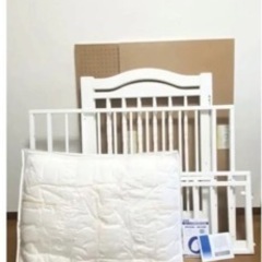 カトージ　ベビーベッド　ベビー布団セット　ベビーガード付き