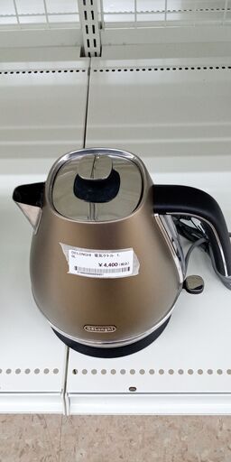 ★ジモティ割あり★ デロンギ 電気ケトル 1.0L  動作確認／クリーニング済み TJ201