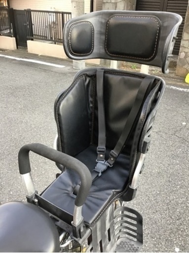 引渡済　中古　変速4段階　26インチ自転車　ピンク　ジュニアシート付き