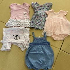 70-80㎝　ロンパース　女の子夏物