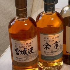 余市ノンピーテッド　宮城峡ピーテッド　NIKKA2021限定　セット