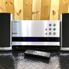 ONKYO システムコンポ　 CR-T2　CD/ラジオ リモコン...