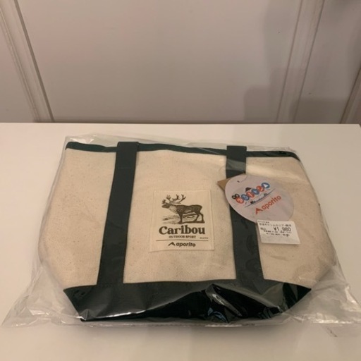 新品未開封 ゆるキャン カリブー保冷 バッグ(緑)とおまけ３つ① キャンプ