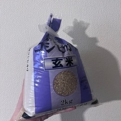 【売ります】コシヒカリ玄米　2kg