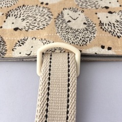 【むじんはんばい】お子さんに最適なハリネズミのシューズバッグの画像