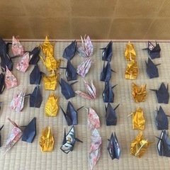折り紙　飾り　結婚式装飾　鶴　立体　花　くす玉　節句の画像