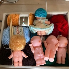 編み物セットキューピー人形お値下げ‼️の画像