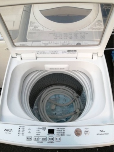 AQUA全自動洗濯機7.0kg　AQW-P7MJ-W
